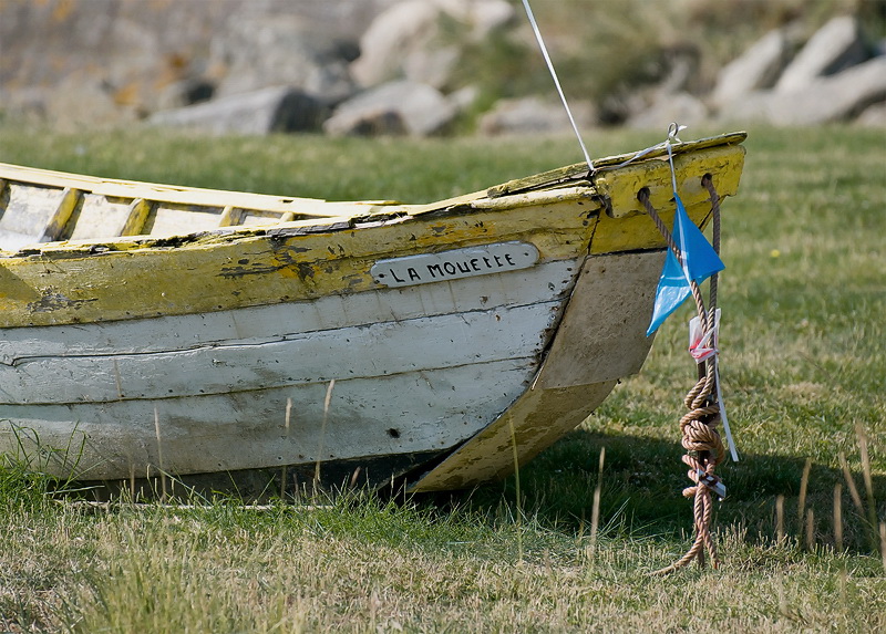 Bretagne 09-2012 D35_1620 als Smart-Objekt-1 Kopie.jpg - Morgends leichter Regen , wir fahren weiter zum Cap Frehel. Nach einer Stunde wieder schönes Wetter. In einem kleinen Ort an der Küste machen wir im Hafen eine Pause